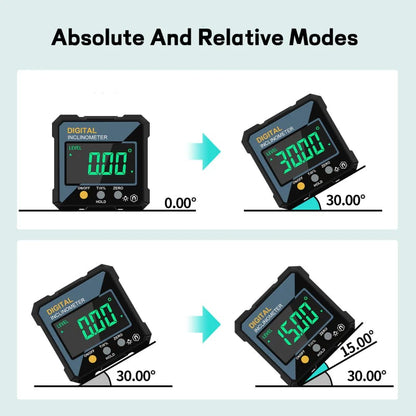 🎁 Warehouse Clearance🏆 10,000 Sold This Week✨ ⏰Magnetic Digital Level Angle Gauge