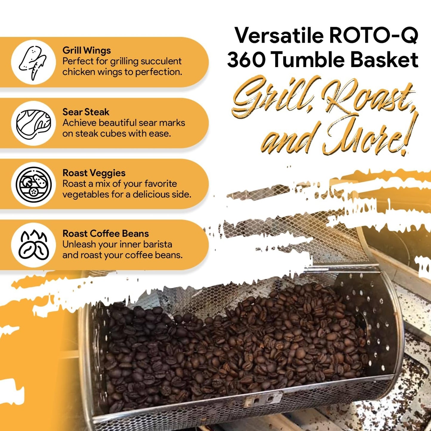 🎁 Warehouse Clearance🏆 10,000 Sold This Week✨Ultimate Rotisserie Grilling Bundle | Versatile, Eco-Friendly Outdoor & Kitchen Cooking