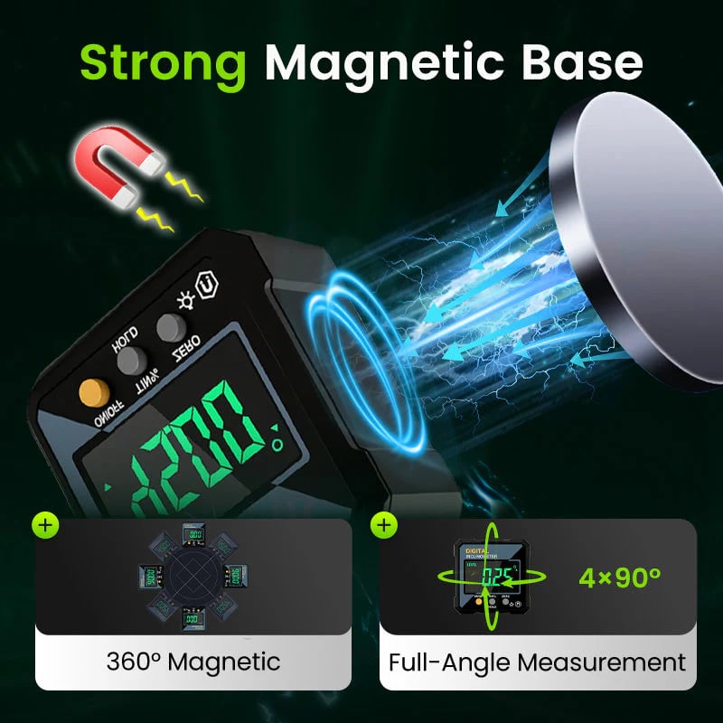 🎁 Warehouse Clearance🏆 10,000 Sold This Week✨ ⏰Magnetic Digital Level Angle Gauge